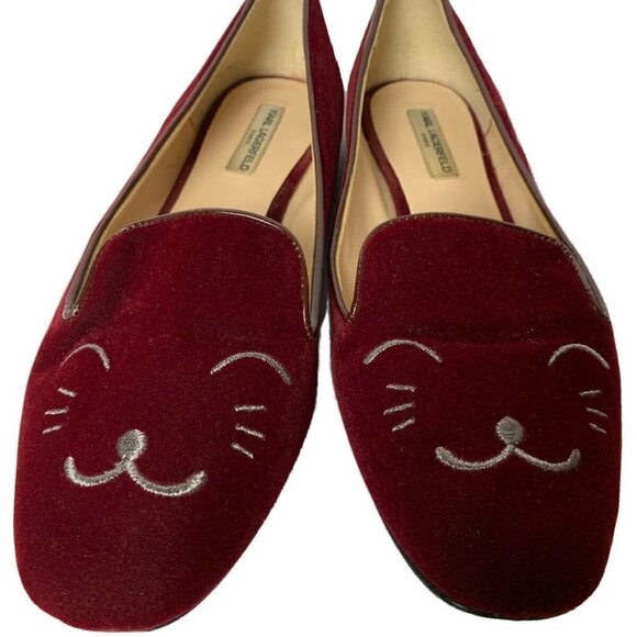 Karl Lagerfeld Paris Halie2 Kitty Loafer Flats! - Picture 4 of 11